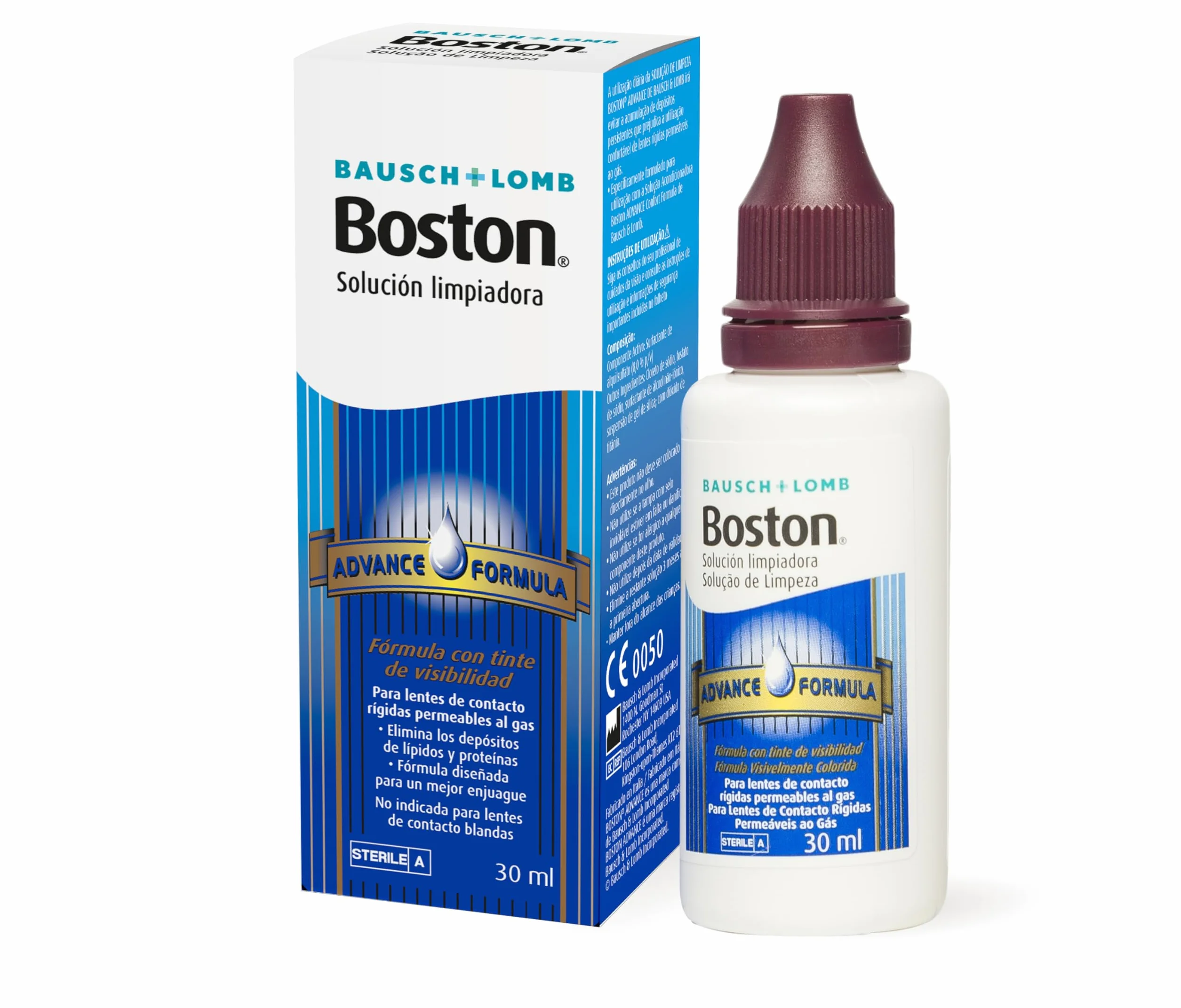 Bausch + Lomb Boston Advanced Solución limpiadora 30ml para lentes de contacto rígidas