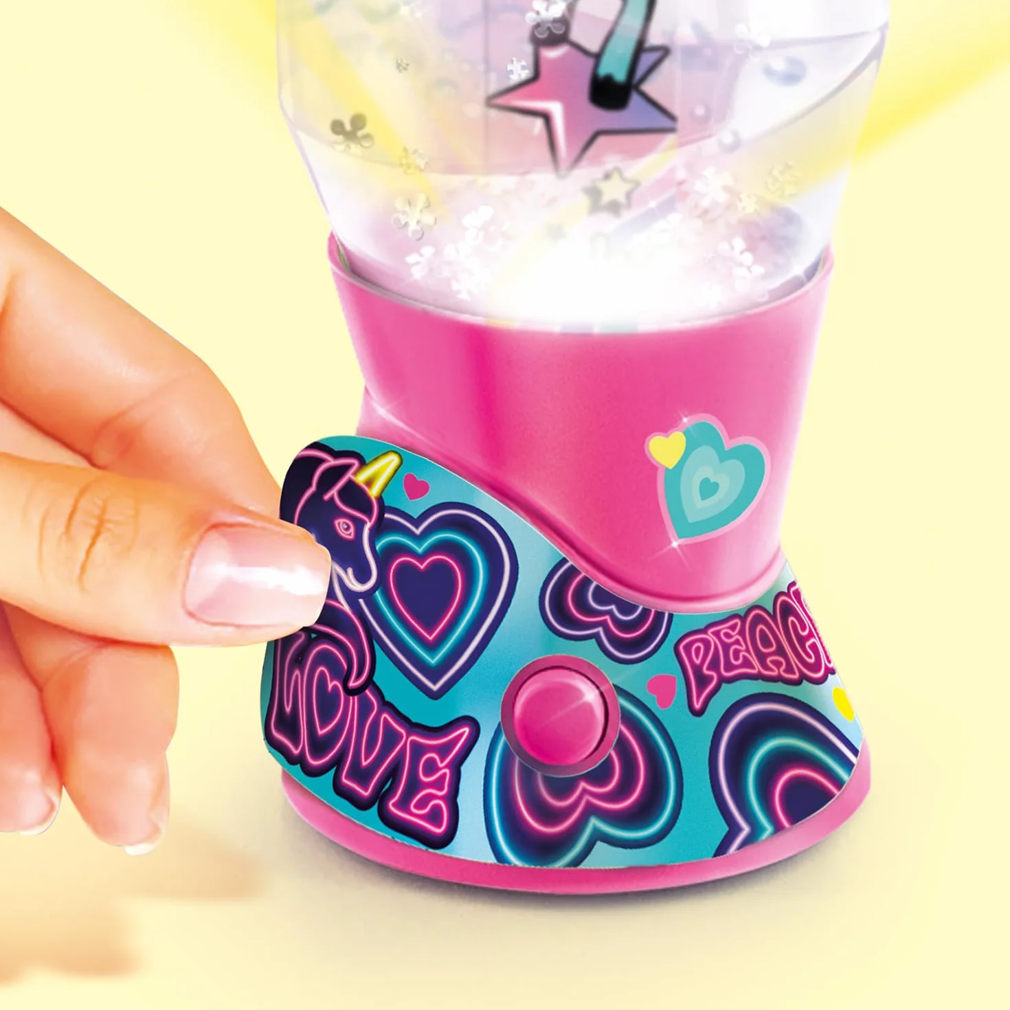 Canal Toys Style 4Ever Mini Lámpara de Lava con Decoraciones Brillantes