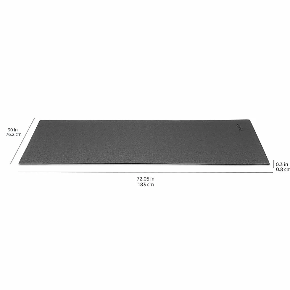 Amazon Basics Esterilla protectora de alta densidad para máquinas de gimnasio y cintas