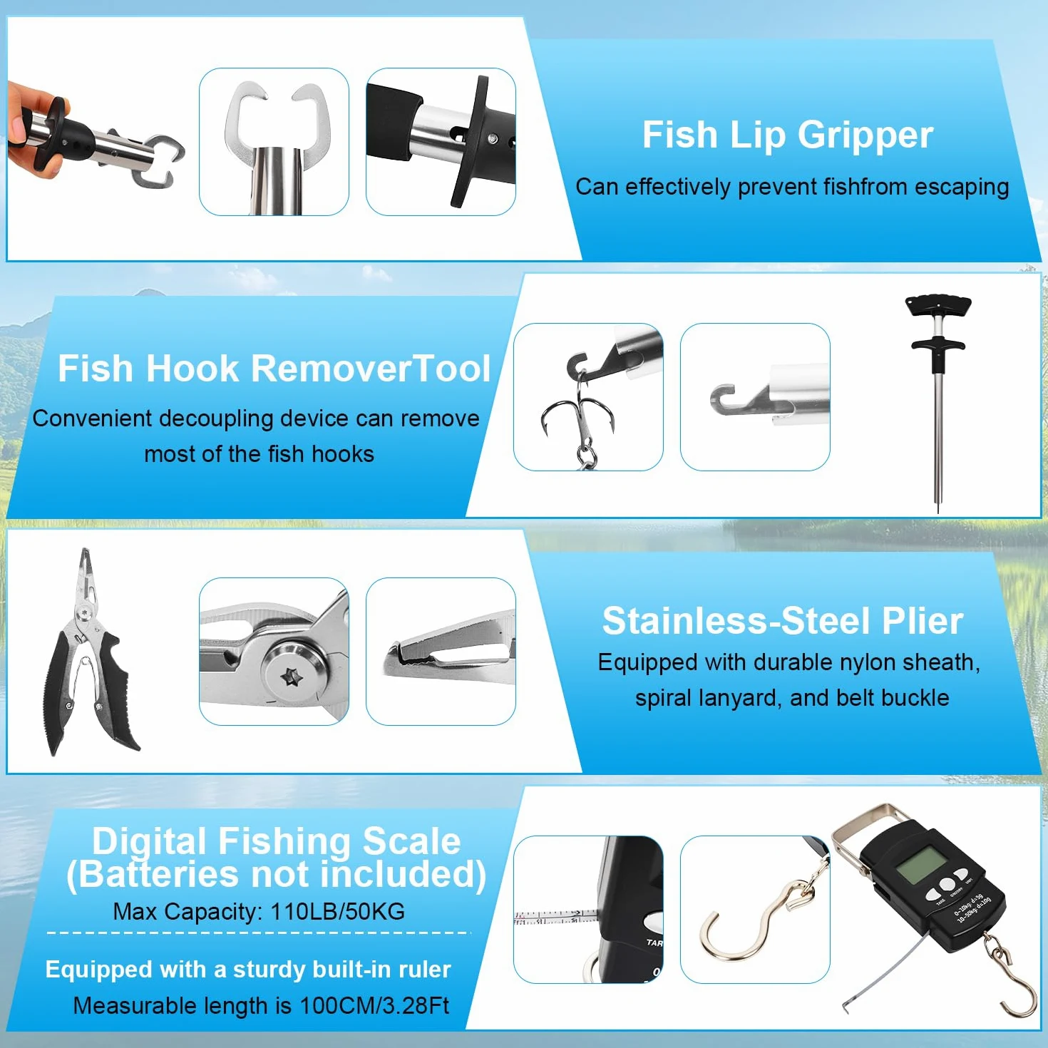 213 Piezas Señuelos de Pesca,Kits de Señuelos Pesca Accesorios Cebos Artificiales Articulos de Pesca Incluido la Anzuelos,Cebos,Pinzas de Pesca,etc.Regalo Masculino