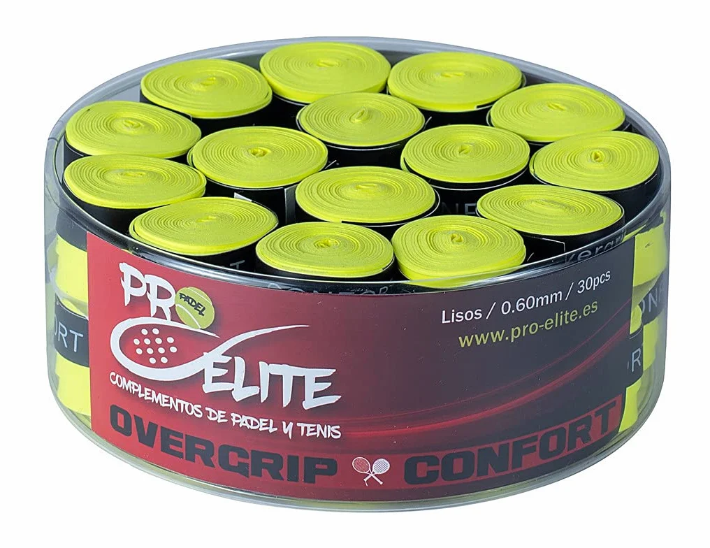 Overgrips Pro Elite. Modelo Confort. Elige el Color y el Acabado/Tacto.