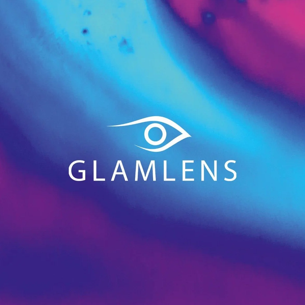 GLAMLENS lentillas de color azul Amalfi Azul 1 par 90 Días Sin Graduación blandas hidrogel de silicona