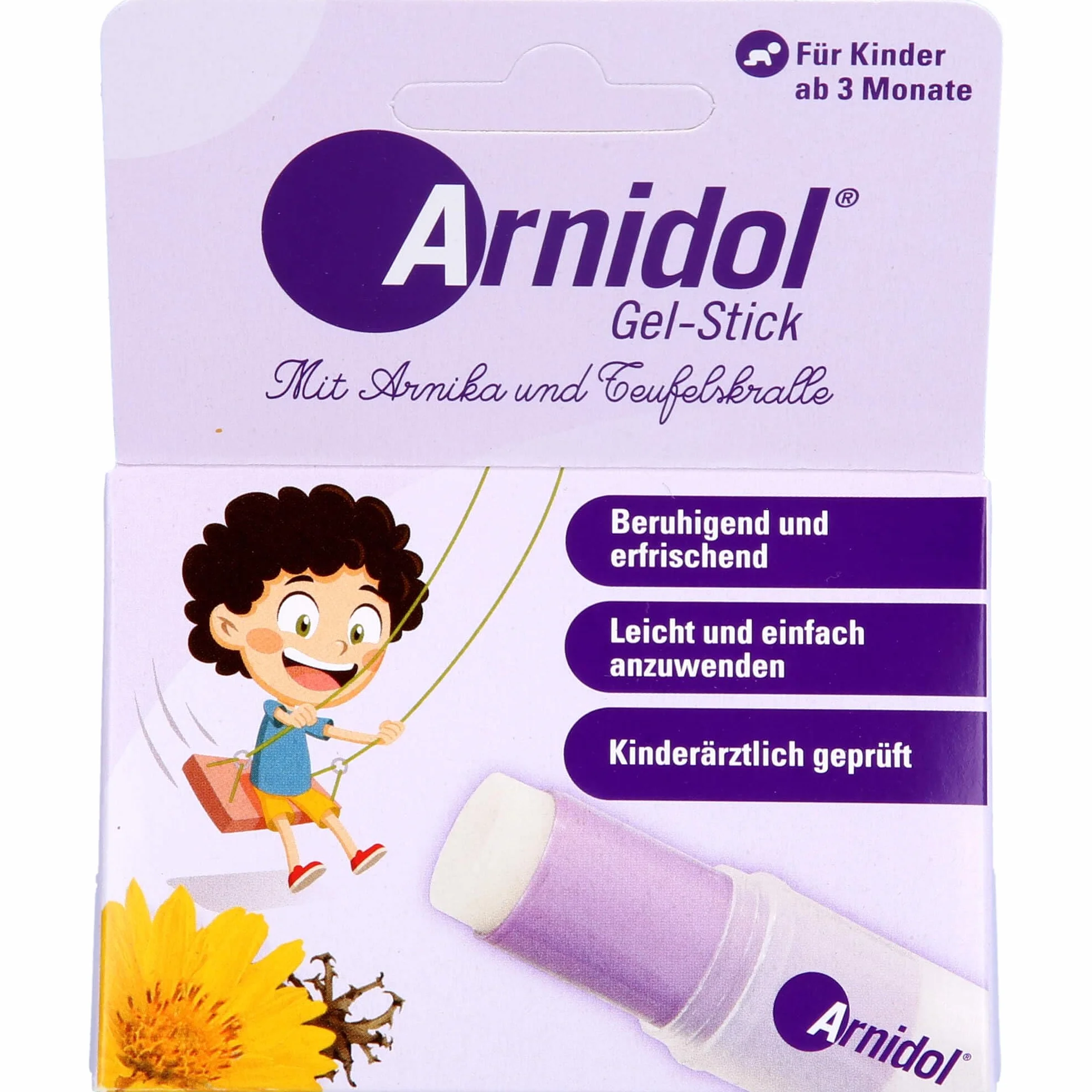 Arnidol Gel Stick Calma Refresca Reconforta Piel Efecto Frío Ingredientes Naturales Árnica Harpagofito 15 g
