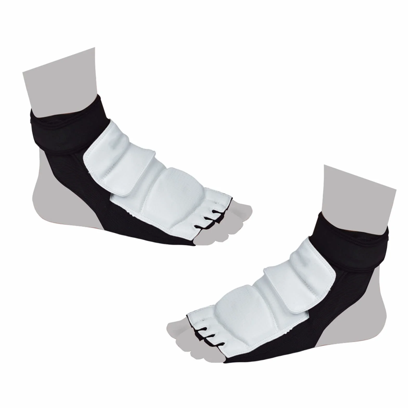 Protector de Pie de Taekwondo, Transpirable, Cómodo, Karate, Boxeo, Sparring, Protector de Pie con Antideslizante para Entrenamiento