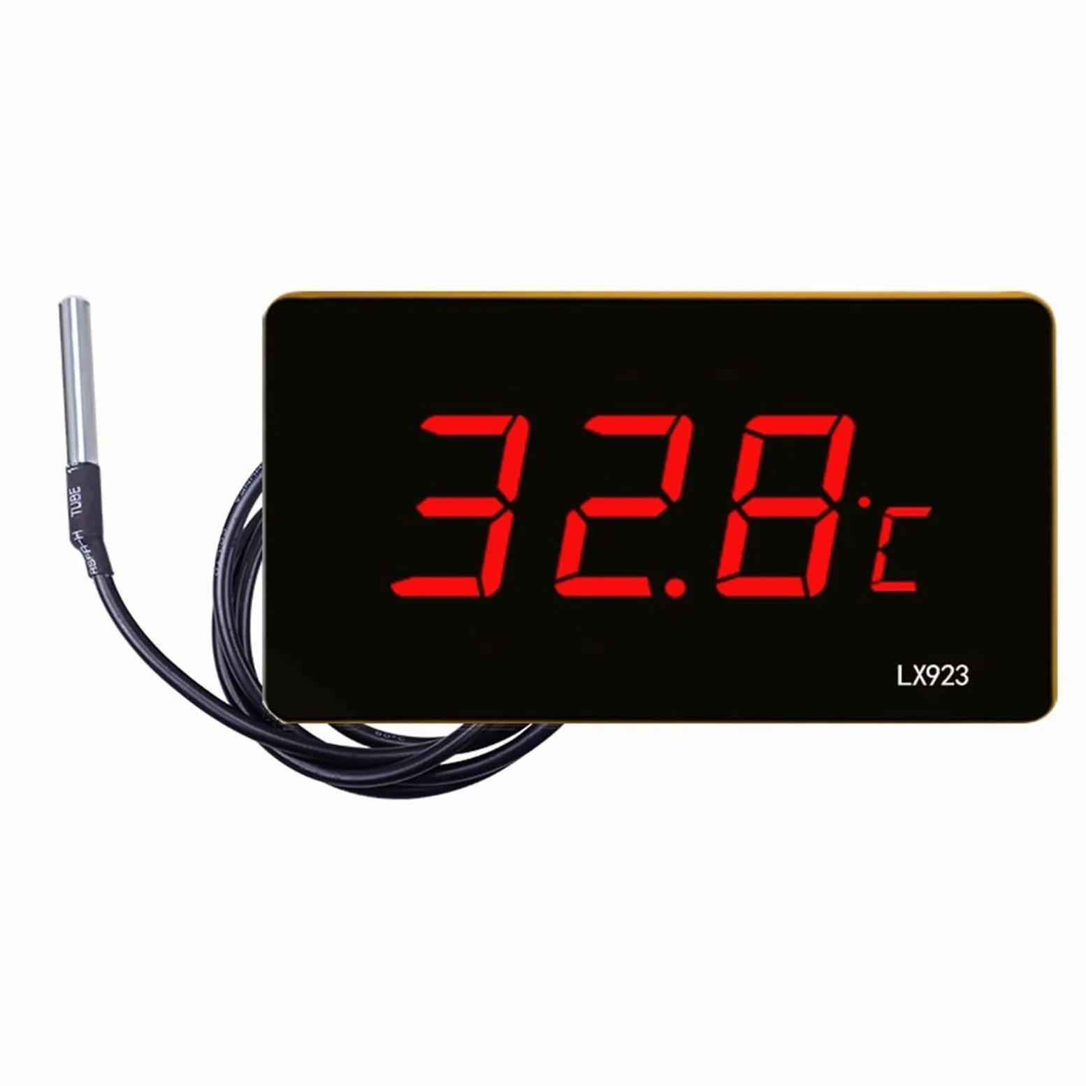 TermóMetro De Temperatura Del Agua Termómetro For Acuario Con Pantalla LED Y Sonda Impermeable, Ideal For Medir La Temperatura De Acuarios, Peceras Y Piscinas Al Aire Libre.