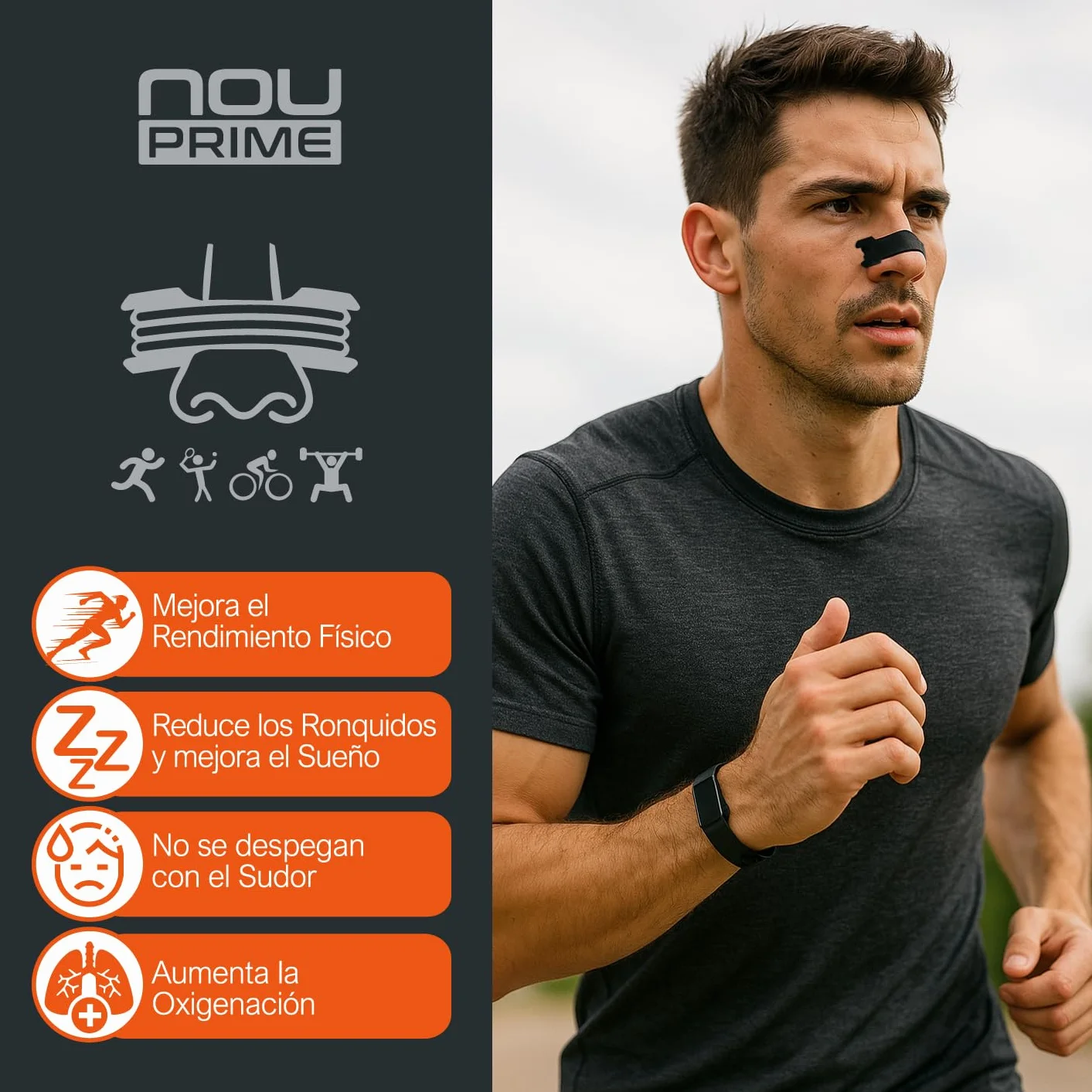 Breathe Right Tiras Nasales Antironquidos 60 Pack Premium Para Dejar De Roncar
