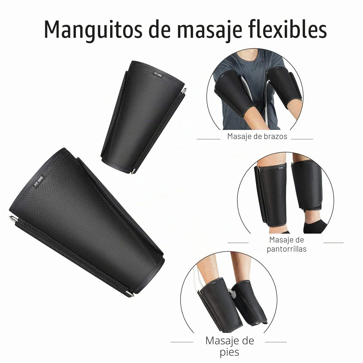 FIT KING Presoterapia Piernas Masajeador Compresión Recuperación Muscular