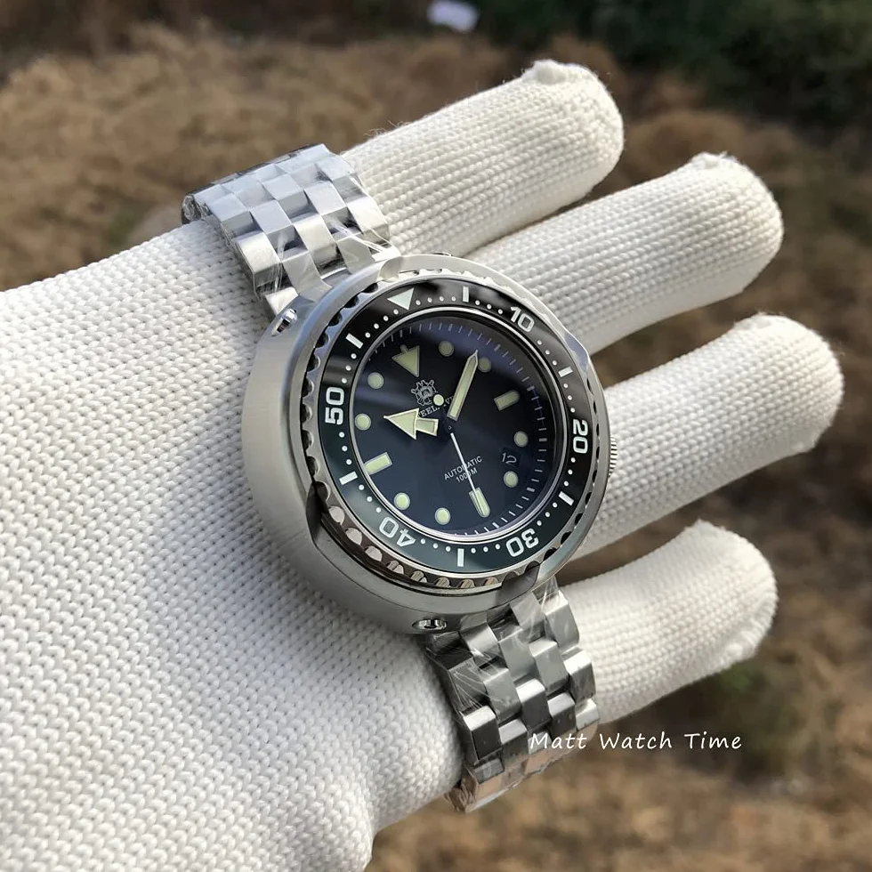 Steeldive SD1978 Emperor Tuna NH35 Sapphire 1000m Diving Watch