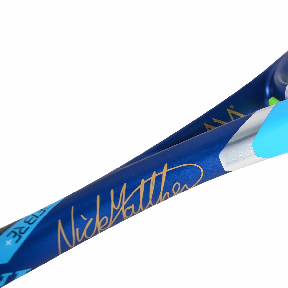 Dunlop 773252 Hyperfibre Plus Evolution Pro Nick Matthew - Raqueta de Squash, Color Azul
