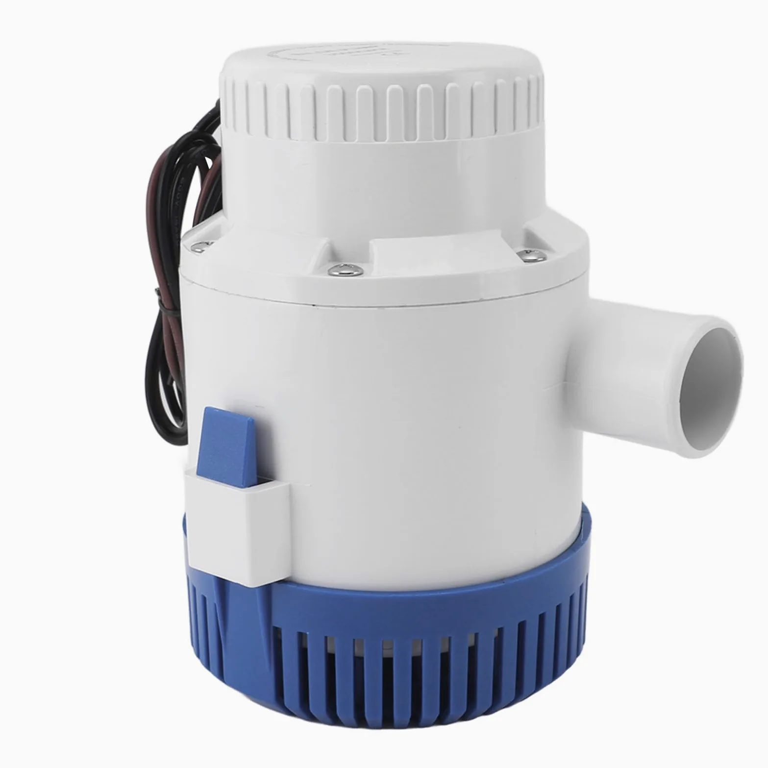 VBESTLIFE Bomba de Achique, Bomba de Achique Marina de 3700 GPH con Alto Flujo, de Sumergible Silenciosa para RV, ABS a Prueba de óxido, Compacta para Drenaje de Emergencia, 12 V (12V)
