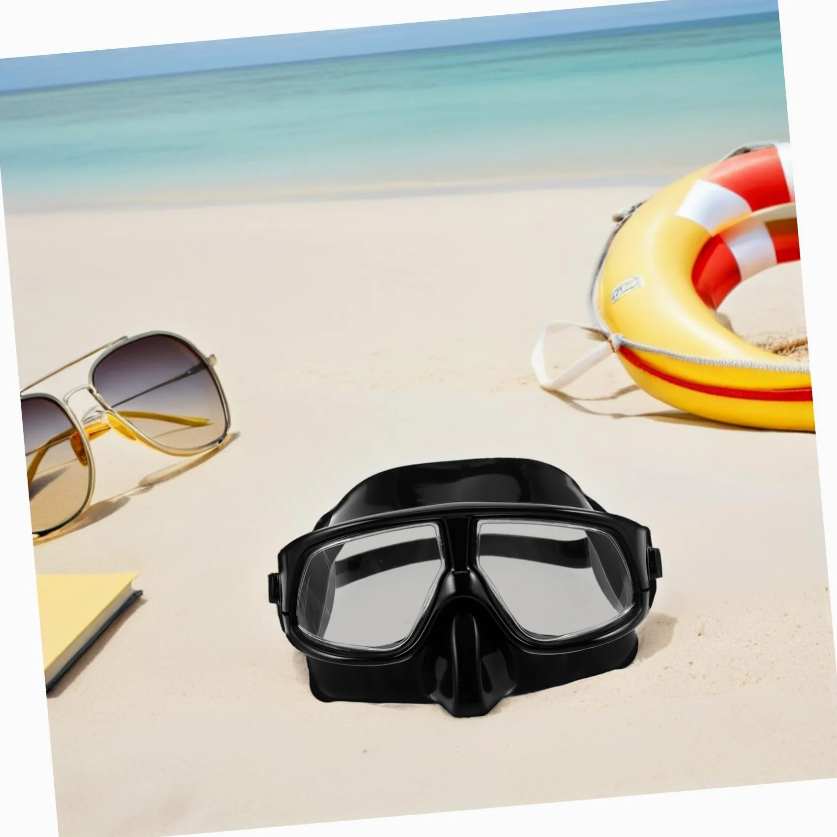 HANABASS de Snorkel con Correa Ajustable para Natación y Buceo Gafas de Piscina con Sello y Diseño Volumen para y Fotografía Submarina Cómoda y Resistente para Diversas Faciales
