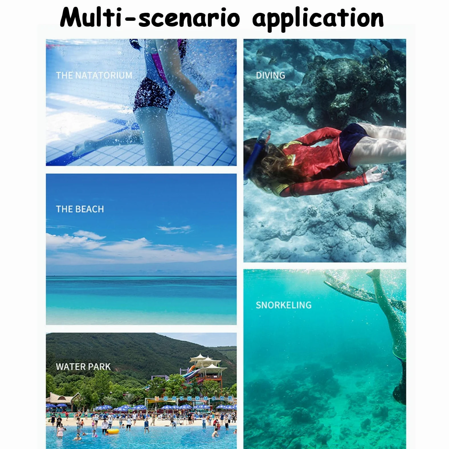 Scooter Submarino de 500W, Vehículo Eléctrico de Propulsión para Buceo con 2 Velocidades y Batería de 24V 10Ah - Hélice Acuática para Profundidades de 20M para Snorkel, Natación y Aventuras Marinas