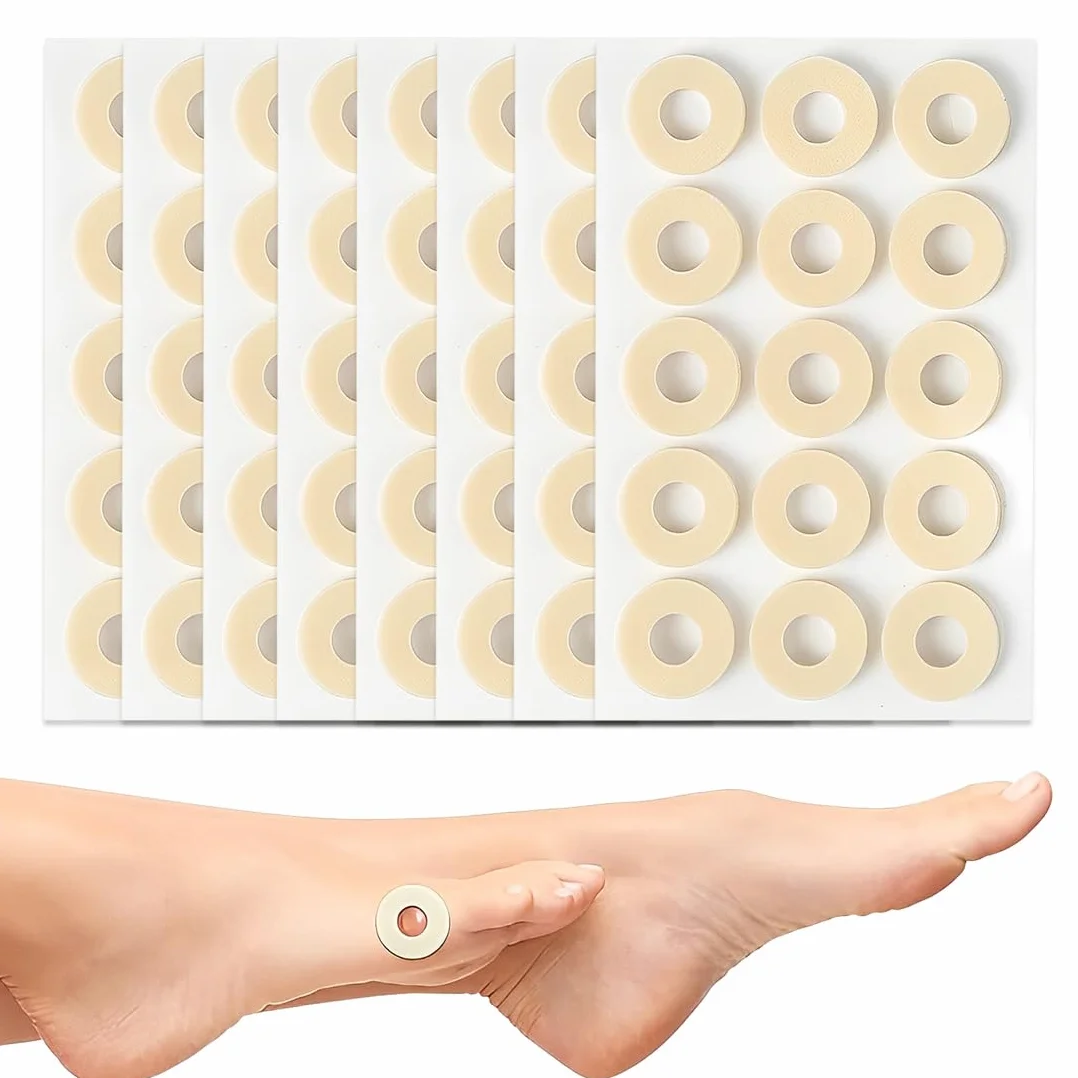 Almohadillas Autoadhesivas para Callos, Cojines de Maíz, Espuma de Látex, Antifricción, Reduce Dolor de Pie y Talón