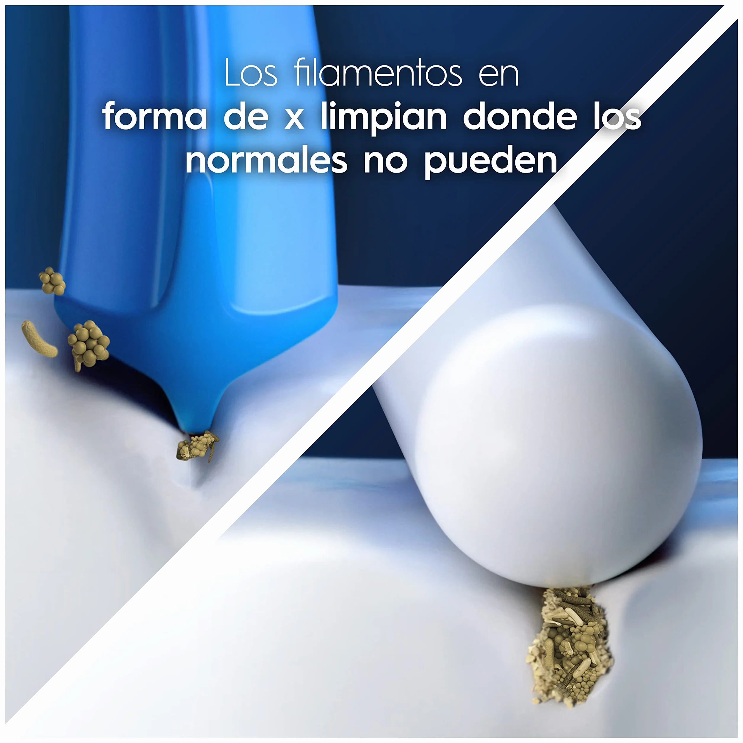 Oral-B Pro CrossAction Cabezales de Recambio Originales, Pack de 12, Blanco, para Cepillo Eléctrico