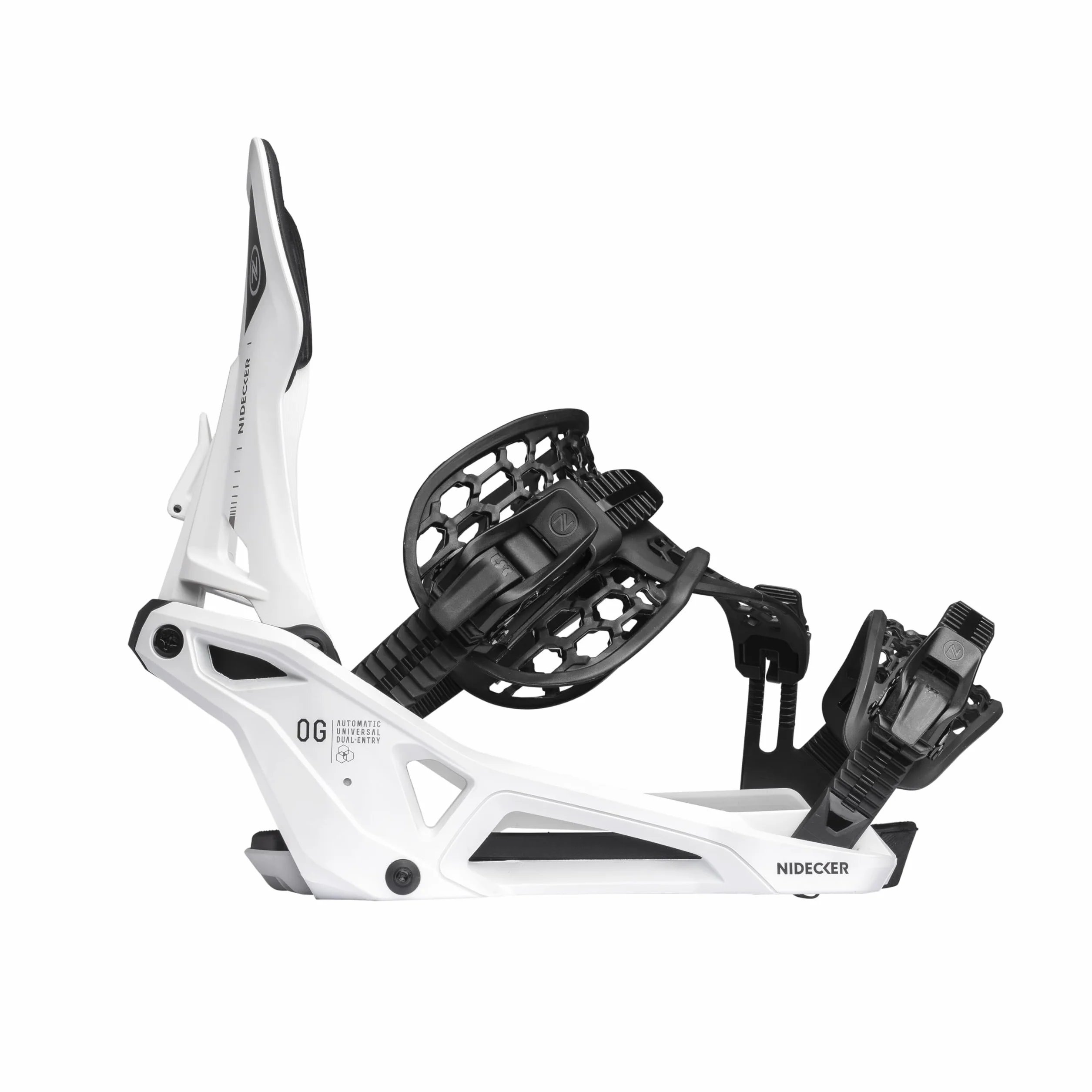 Nidecker OG Supermatic Fijaciones de Snowboard Automáticas XL Blanco