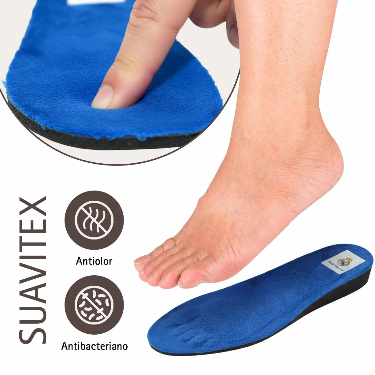 MARPEN SLIPPERS Zapatillas de casa Real Madrid CF Oficiales Temporada 25/26 Hombre Mujer Suela Caucho Fútbol