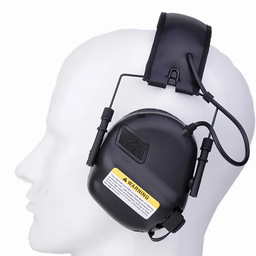 electrónicos protección auditiva orejeras auriculares con entrada auxiliar, M31 serie Suprime perjudiciales amplificador de ruido bajo nivel de sonidos de bala (verde)