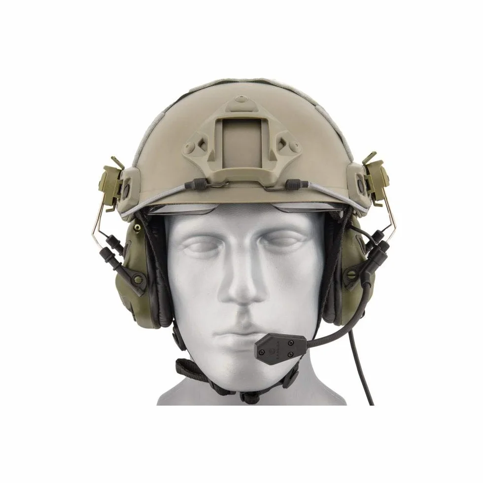 Earmor M32H - Auriculares de diadema con protección de ruido NRR 22, ajustables, color verde