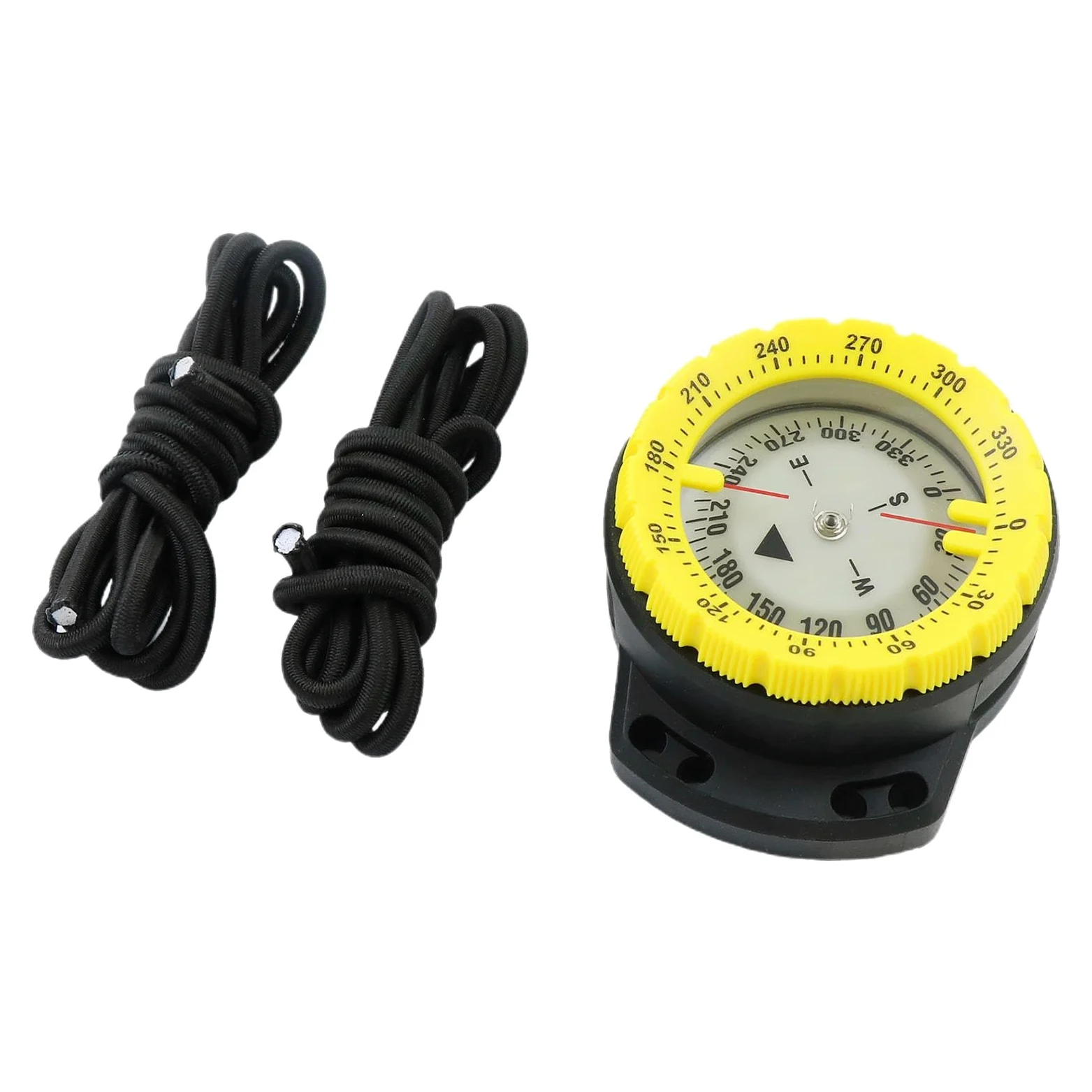 Brújula de buceo, brújula de buceo, brújula de buceo impermeable con cuerda, brújula luminosa con ventana lateral, brújula marina, accesorios de buceo