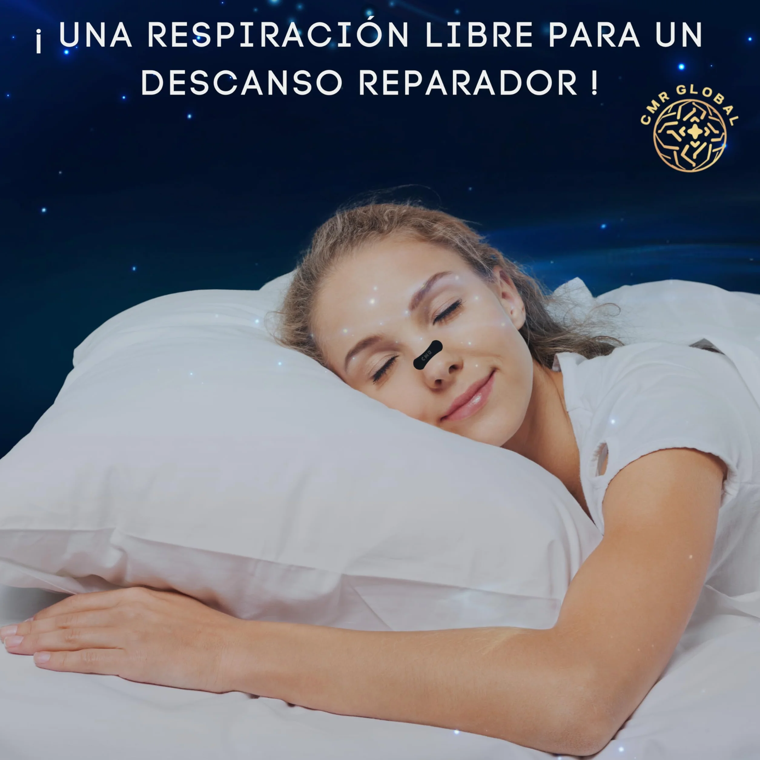 Tiras Nasales Deportivas Antironquidos Premium 120 Unidades - Alivia Congestión Nasal