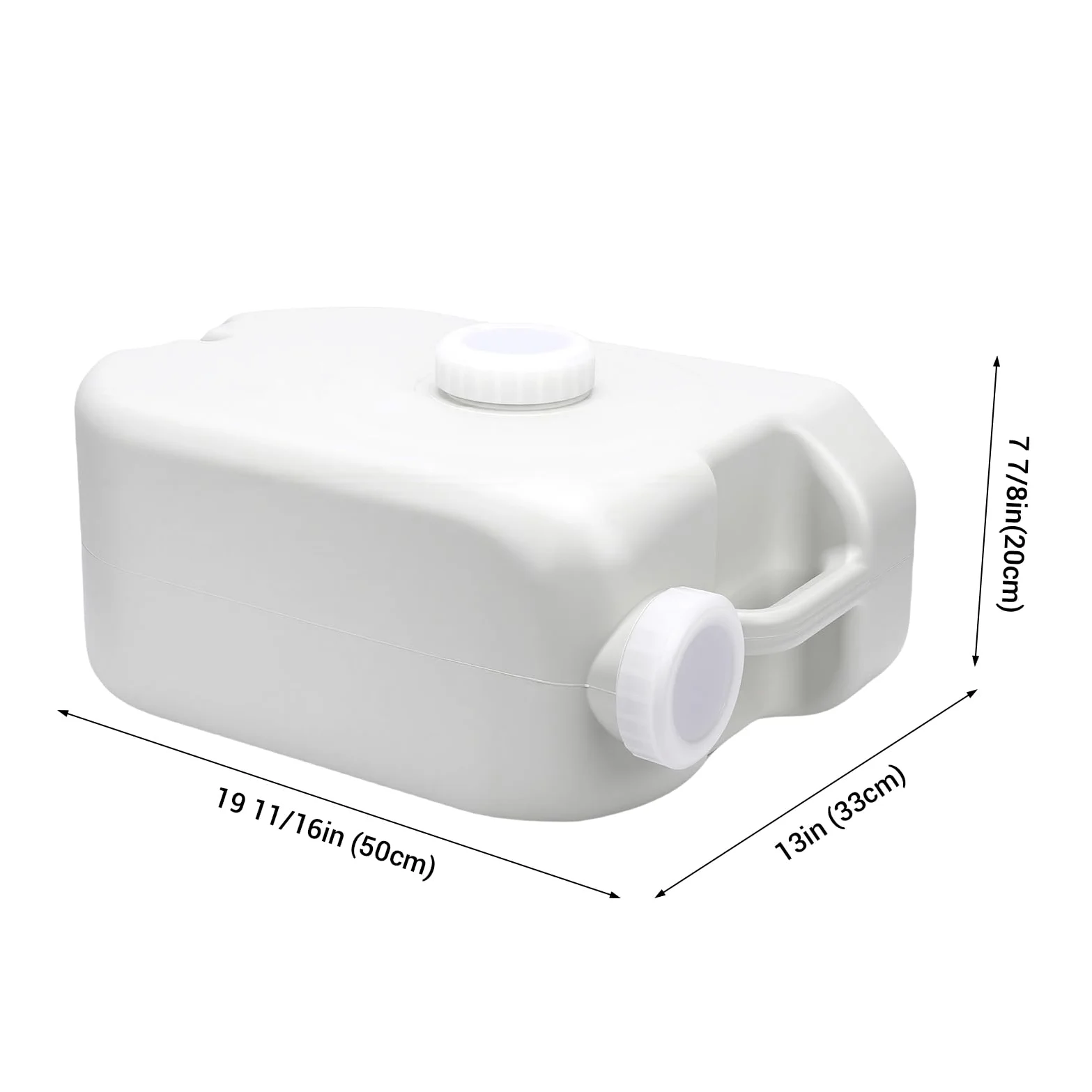 Acouto Tanque de Agua Portátil de 24 litros, Contenedor de Agua para Acampar de HDPE Liviano y Duradero con Asa Incorporada, para Viajes en Bote, Picnics y Actividades Al Aire Libre