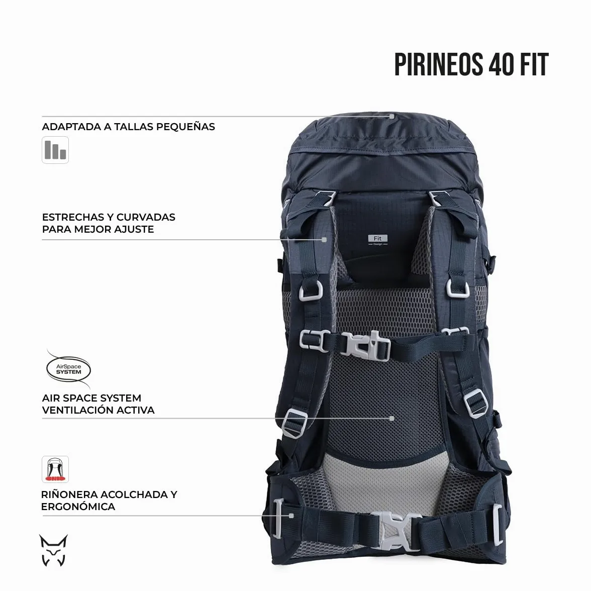 ALTUS PIRINEOS 40 FIT Mochila 40 Litros | Ergonomía FIT