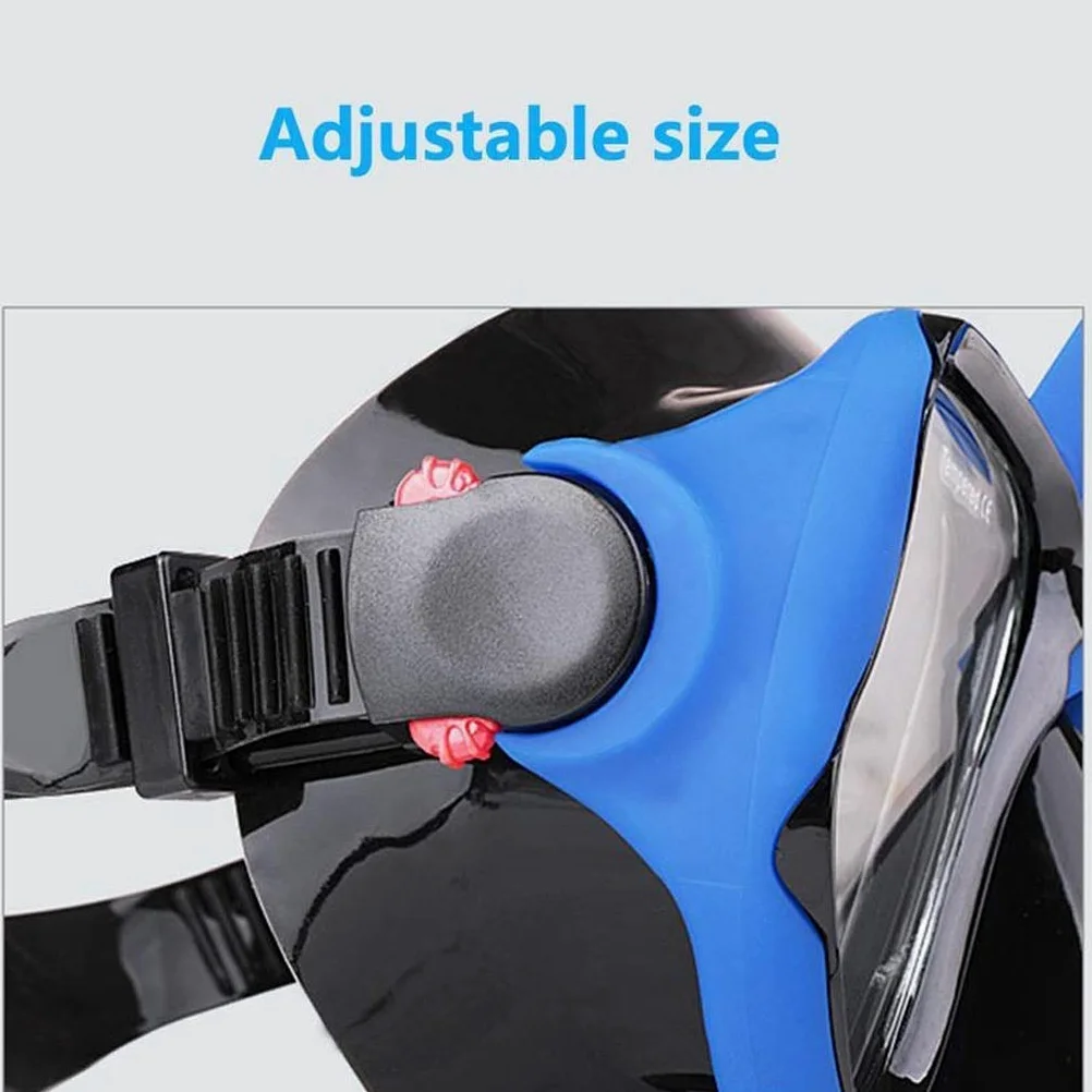 Máscara de Snorkel antivaho, Vidrio Templado panorámico Resistente a Impactos