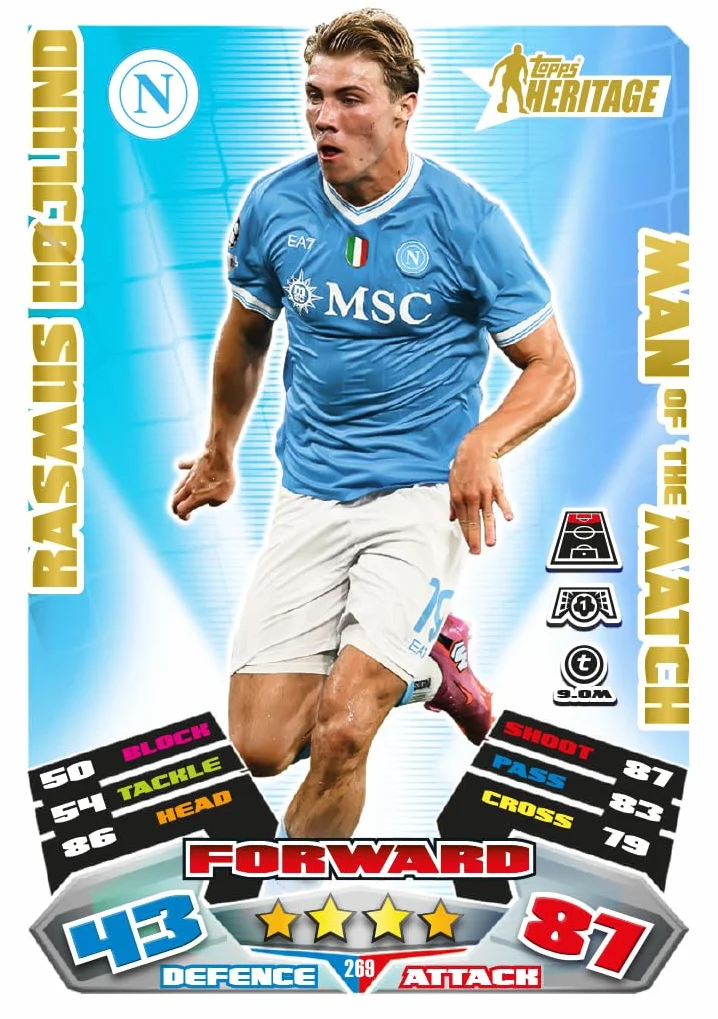 Topps UCC Match Attax Extra 2026 Mega Tin Pyskicks 48 cartas 3 tarjetas LE