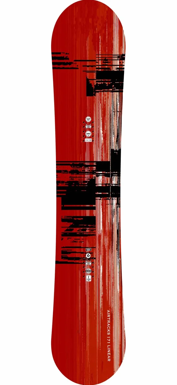 AIRTRACKS Snowboard Set (Paquete Completo) Tabla Linear Extra Wide (Hombre)+Fijaciones Master+Botas+SB Bolsa Nuevo 155 159 161 165 168 171