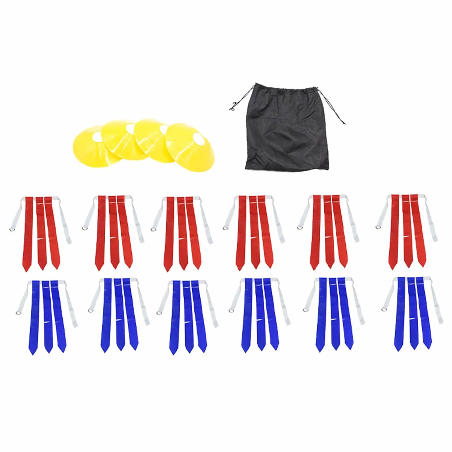 Amagogo Cinturones de fútbol con Bandera, cinturón con cordón Negro, cinturón con Bandera de Rugby, Bandera de Cintura para niños, Adultos, Jugadores, Juego