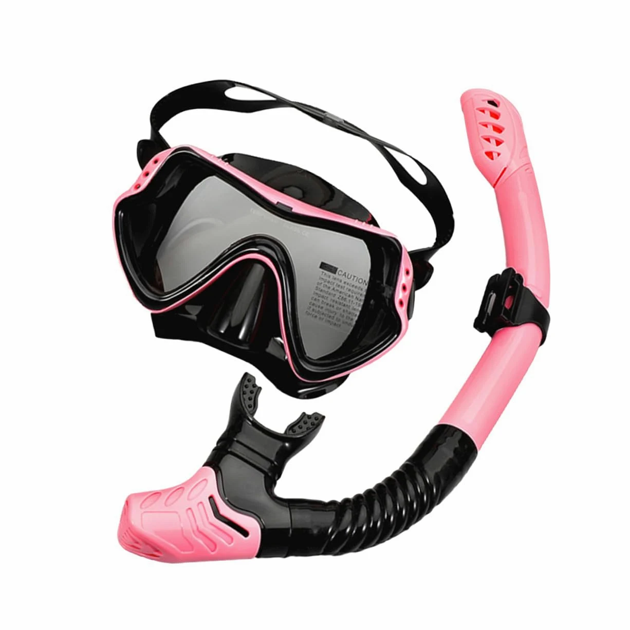 Gafas de Natación y Esnórquel con Tubo Diseño Unificado de Ventana para Visión Amplia Correa Elástica Silicona sin Sabor Protección Segura para Adultos y Actividades Acuáticas