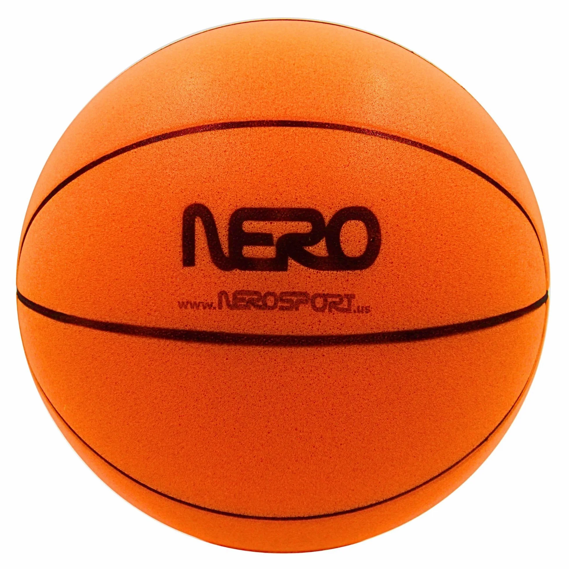 Ninja Silent Balón de baloncesto para interiores, espuma suave, tamaño 3 (7 pulgadas), baloncesto insonoro para regates silenciosos y entrenamiento en interiores