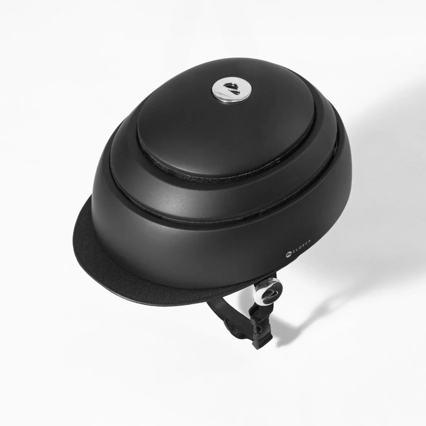 CLOSCA. Casco Plegable de Bicicleta. Casco de Bicicleta para Adulto con Visera. Casco Certificado de Bici y Patinete eléctrico. para Mujer y para Hombre.
