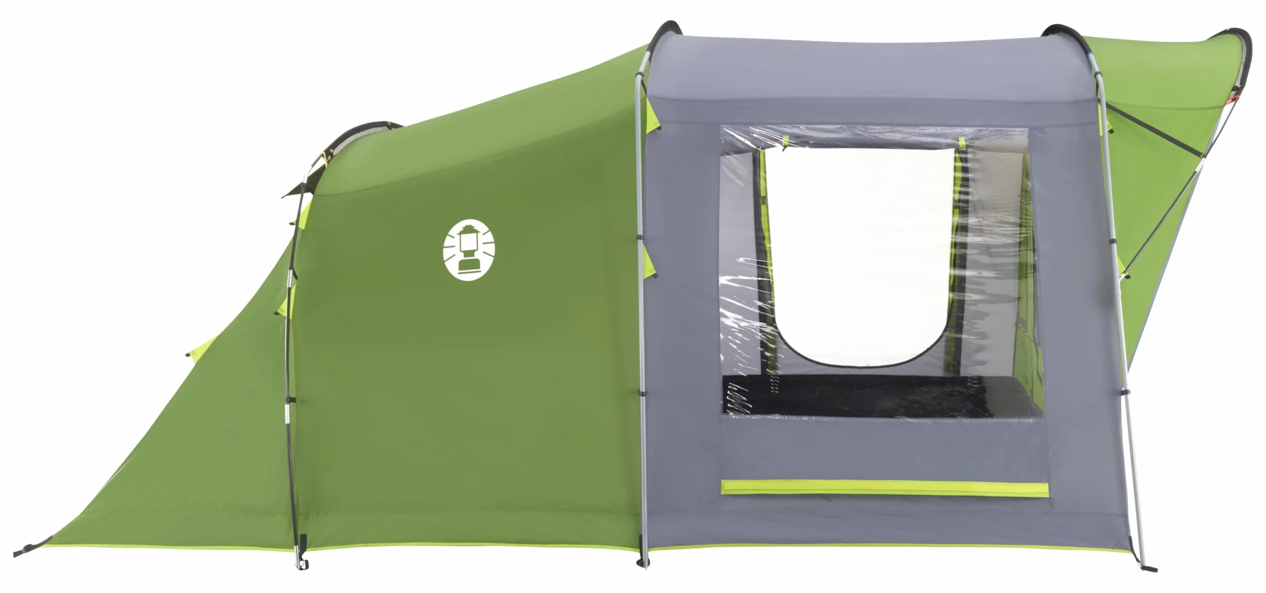 Coleman Oak Canyon - Tienda de campaña para 4 personas, túnel familiar para 4 personas con 2 dormitorios y sala de estar especiales oscurecidos, tienda de campaña para 4 personas, impermeable de 4500