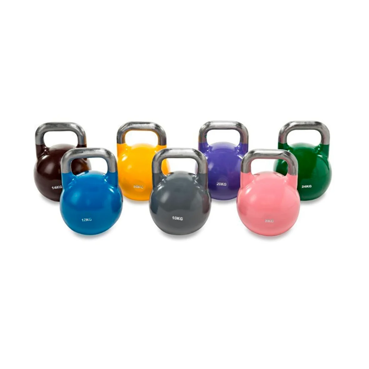 Kettlebell para Competición - Pesa Rusa de Competición Profesional con Asa Estándar y Dimensiones Uniformes (16 KG)