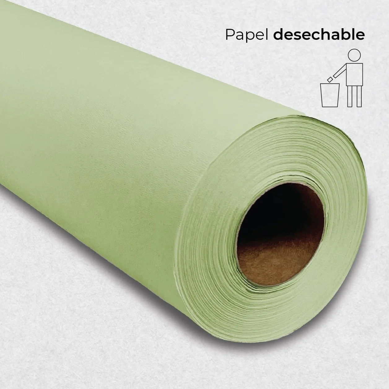Papel Camilla para Masaje Crepado Multicolor 60 cm x 70 m 3 Rollos