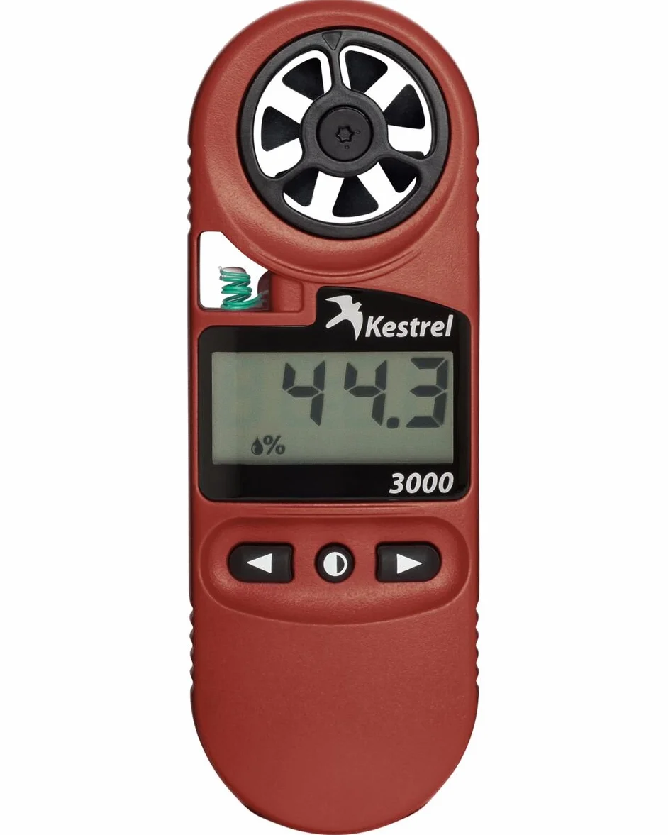 Kestrel 3000 Pocket Wind Meter - Red
