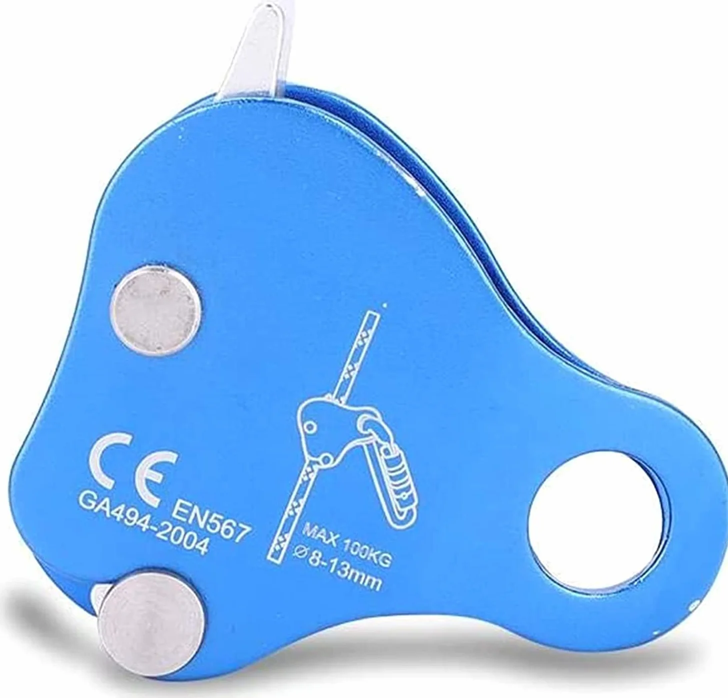 Alomejor - Cuerda para Escalar Protector de Cuerda para montañismo, Dispositivo de Bloqueo automático de Cuerda de Seguridad anticaída de protección