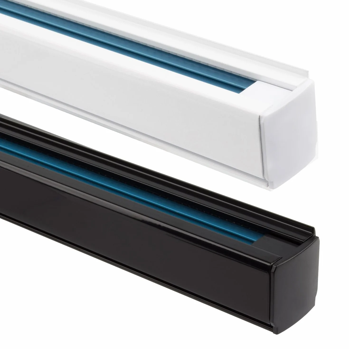 LEDKIA LIGHTING Carril Trifásico Aluminio 2 Metros Blanco para Focos LED