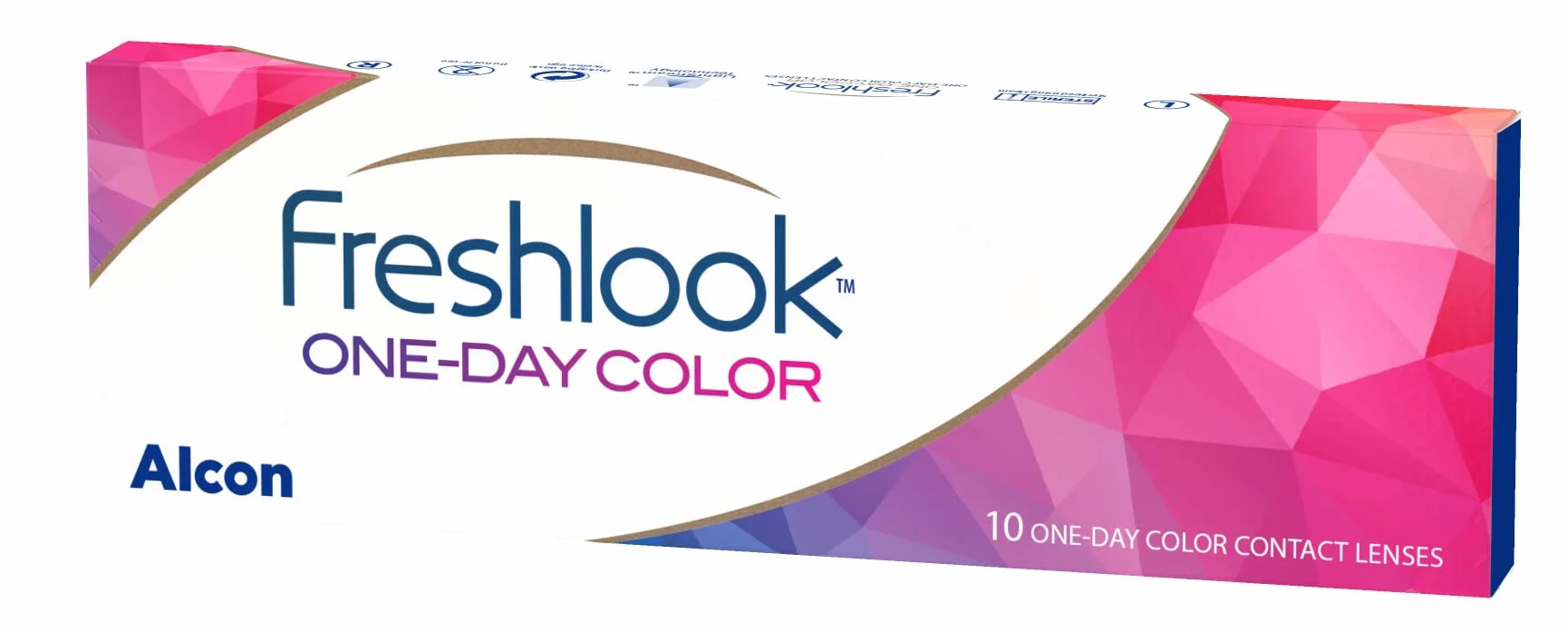 FreshLook One-Day Lentes de contacto Green, Pack de 10, R 8.6 mm, D 13.8 mm, -5 Diopt