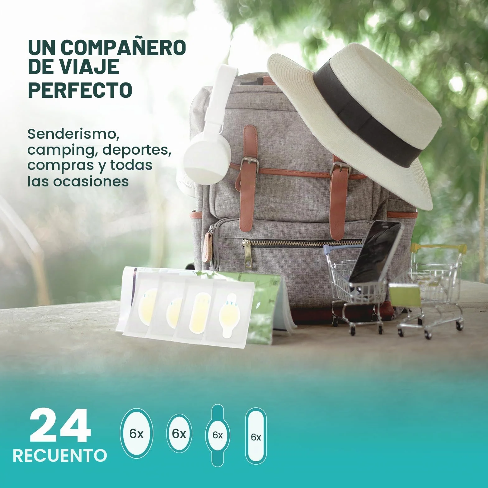 Promifun 24ct Almohadillas de gel hidrocoloide para ampollas – Vendas adhesivas impermeables para talón, dedos