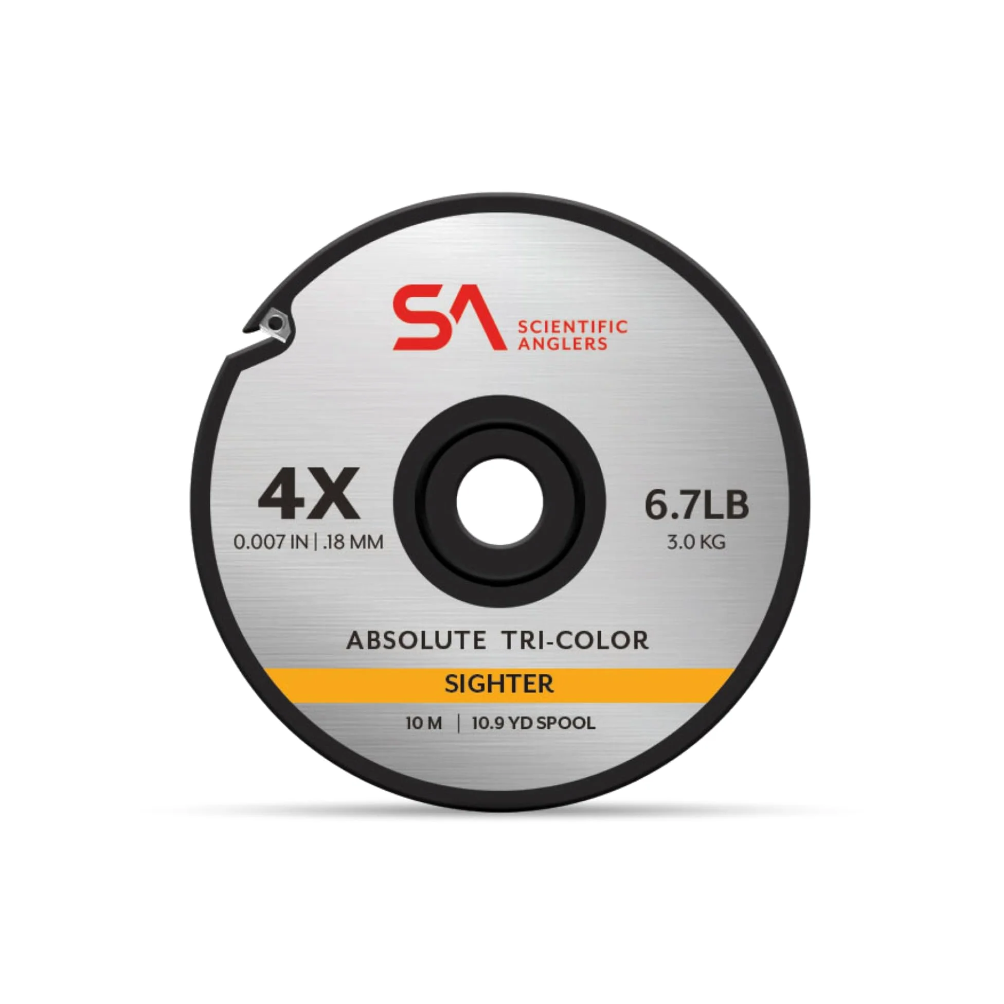 Scientific Anglers Absolute Tri-Color Sighter, 4X, Verde/Blanco/Anaranjado