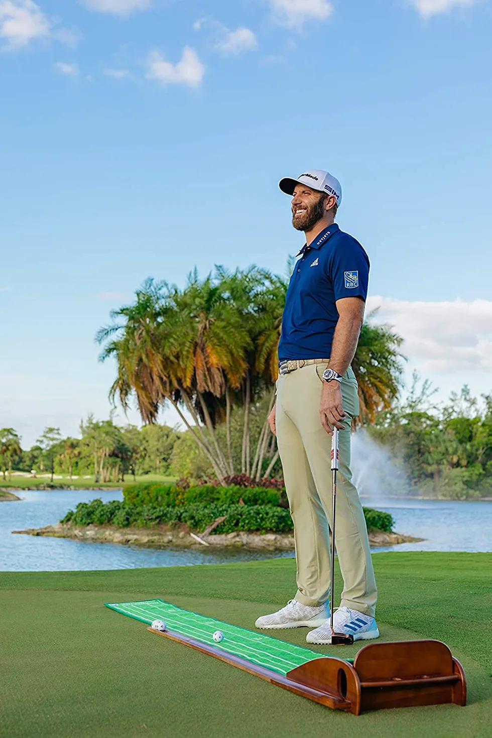 Practice Alfombrilla de Putting Alfombrilla Oficial de Dustin Johnson