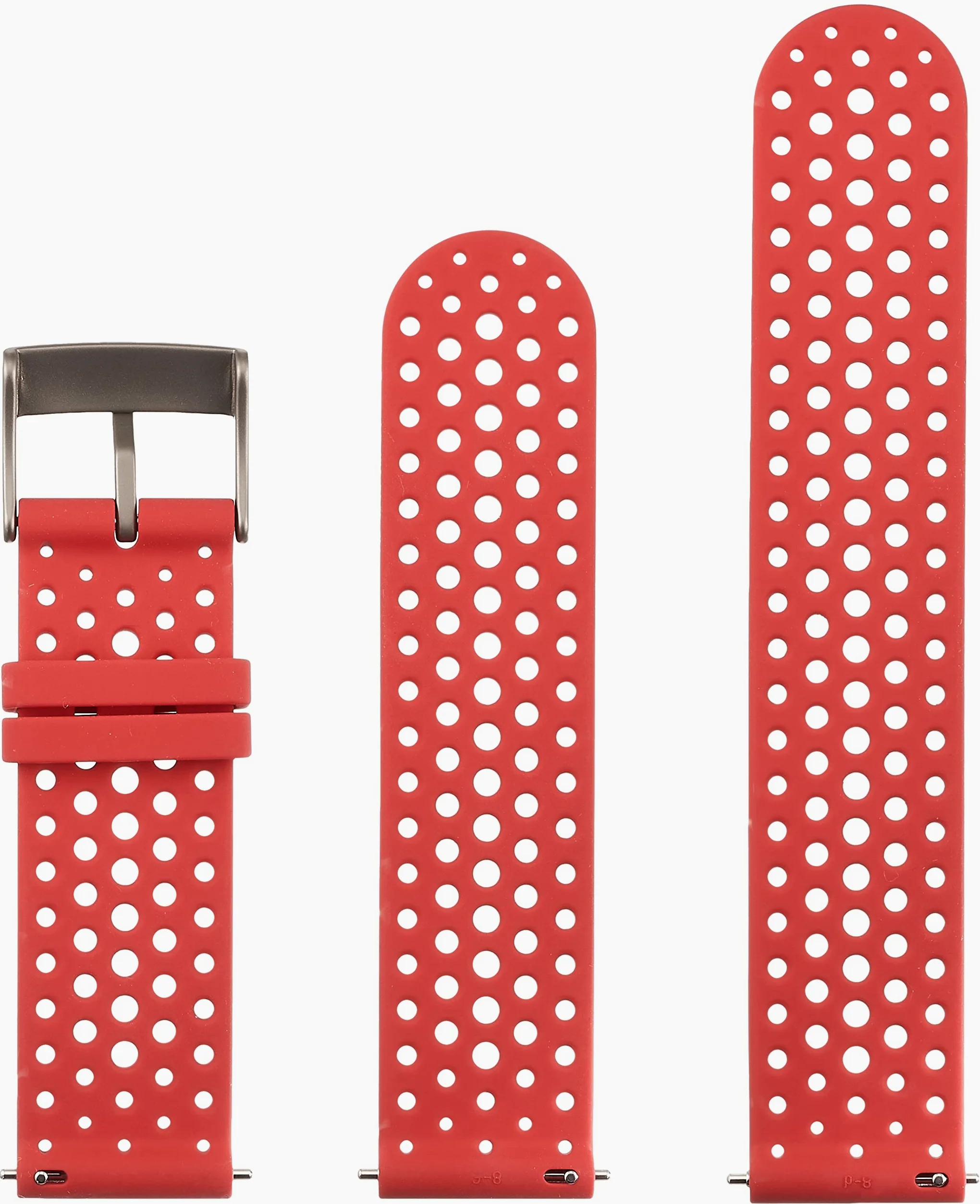 Suunto 24 Athletic 1 Silicone Strap Red/Grey S+M