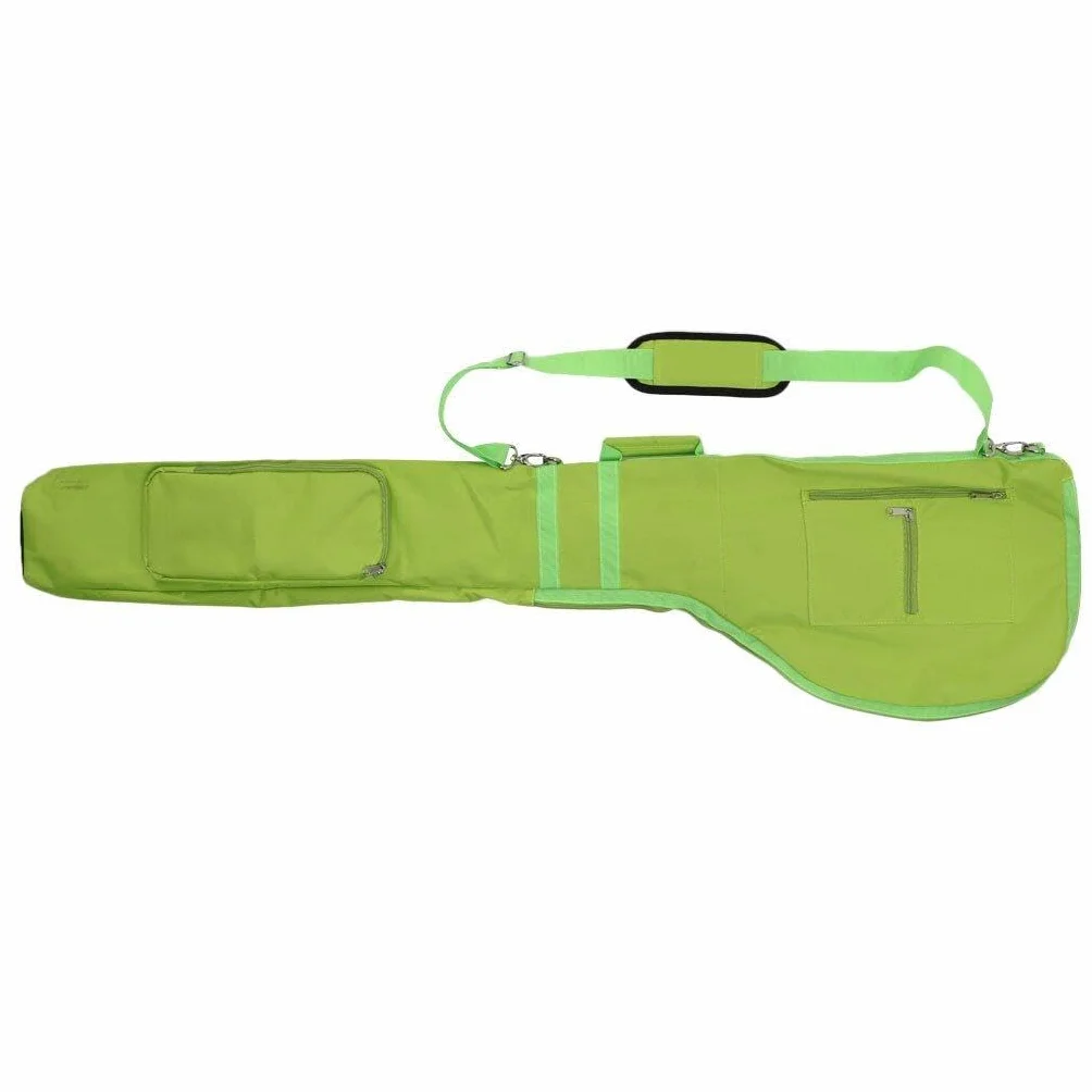 Hrippy Bolso De Transporte De Golf Bolso De Club De Golf Plegable Bolso De Viaje De Golf con Cremallera con Bolsas De Golf Nylon Bolso De Entrenamiento De Golf Ajustable