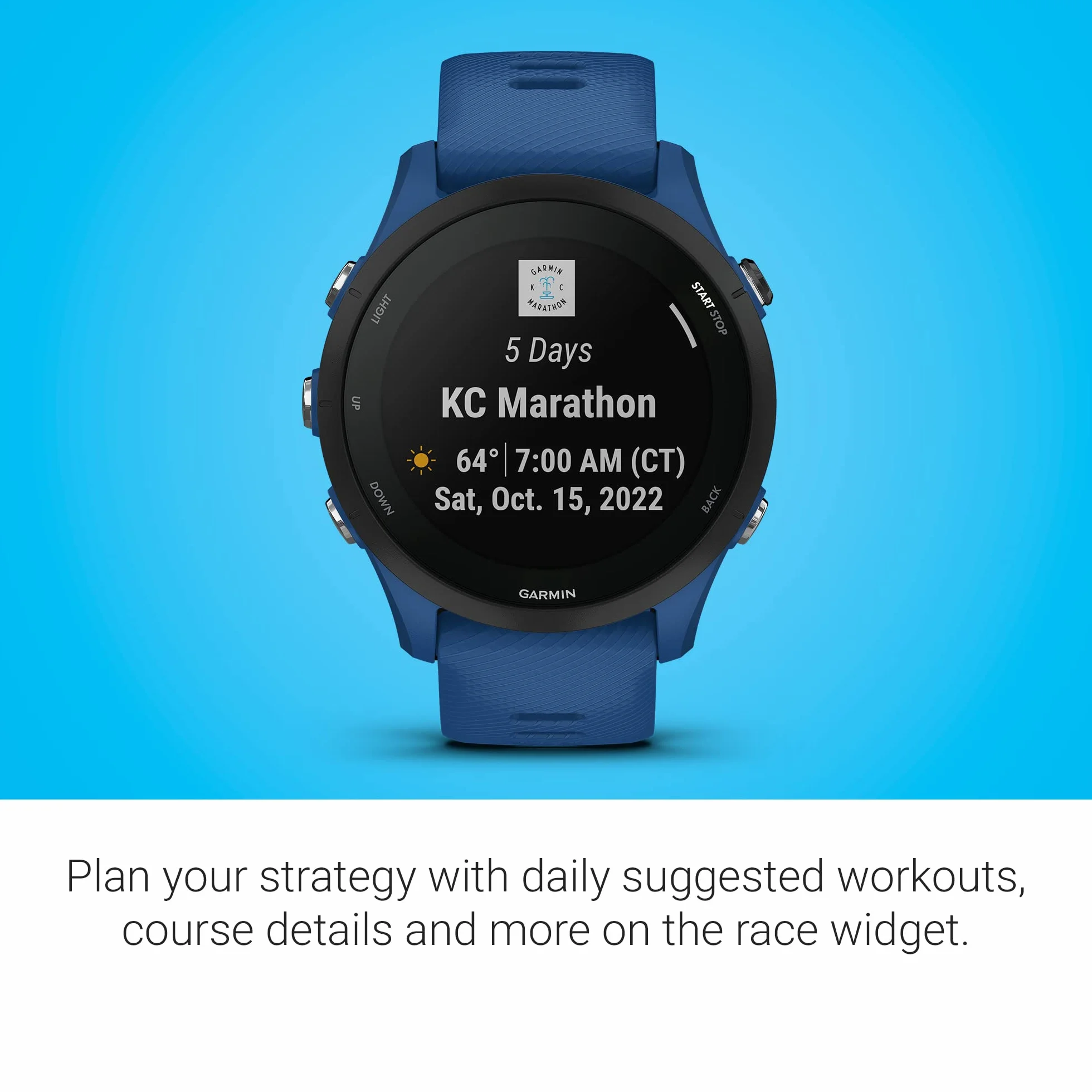 Garmin Forerunner 255 Reloj Inteligente con GPS Azul Marea
