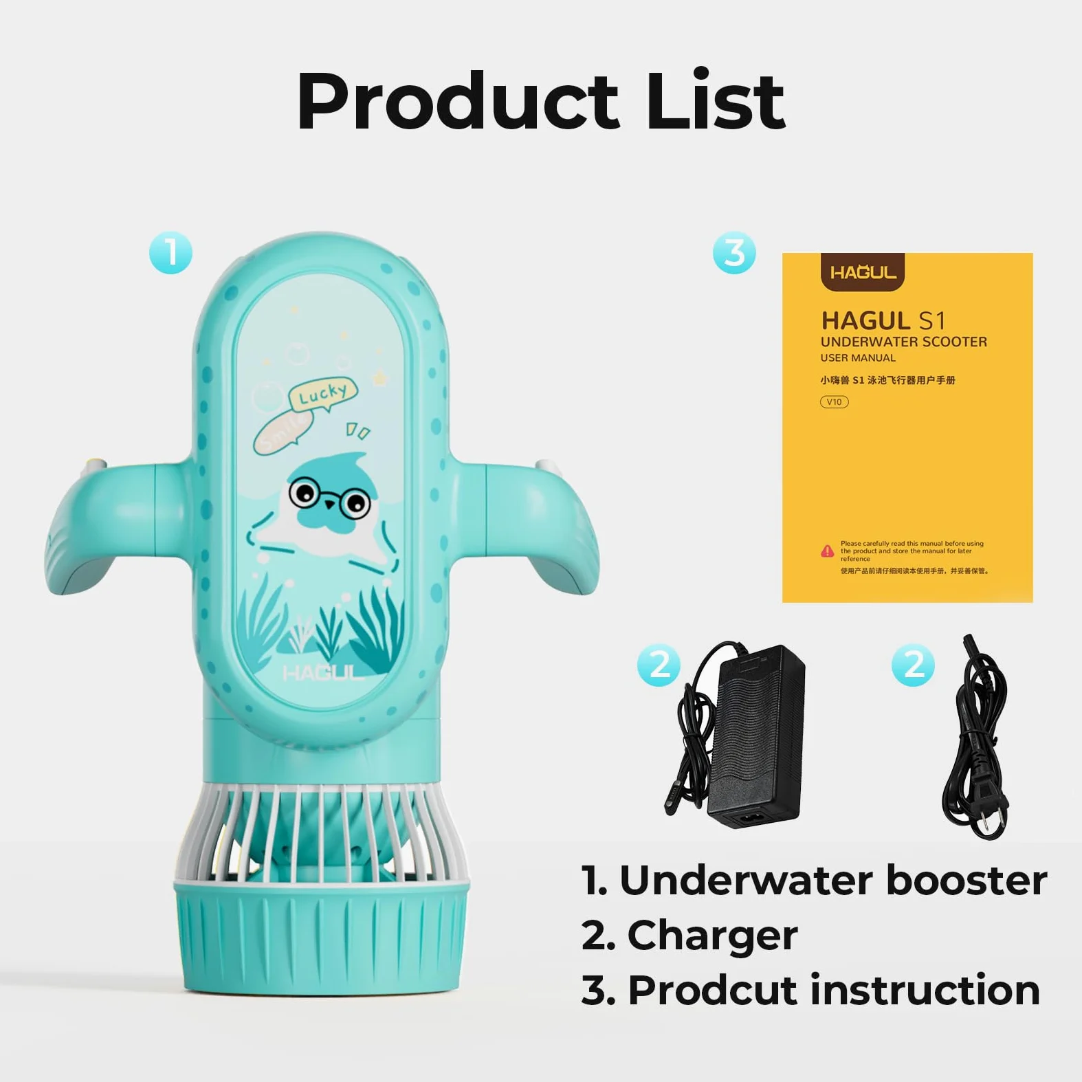 Patinete subacuático para diversión familiar, scooter de mar de larga duración para nadar y hacer esnórquel, 2 modos de velocidad, scooter de piscina para jugar en la piscina y parque acuático
