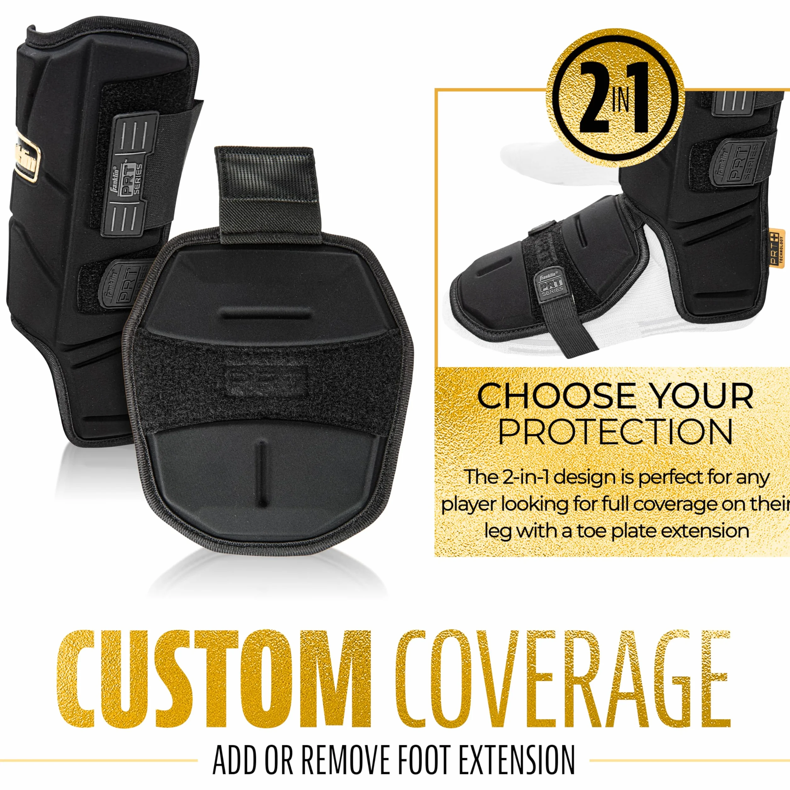 Franklin Sports PRT Series Adult Leg Guard - PRT Series - Protector de piernas para Adultos Unisex Adulto