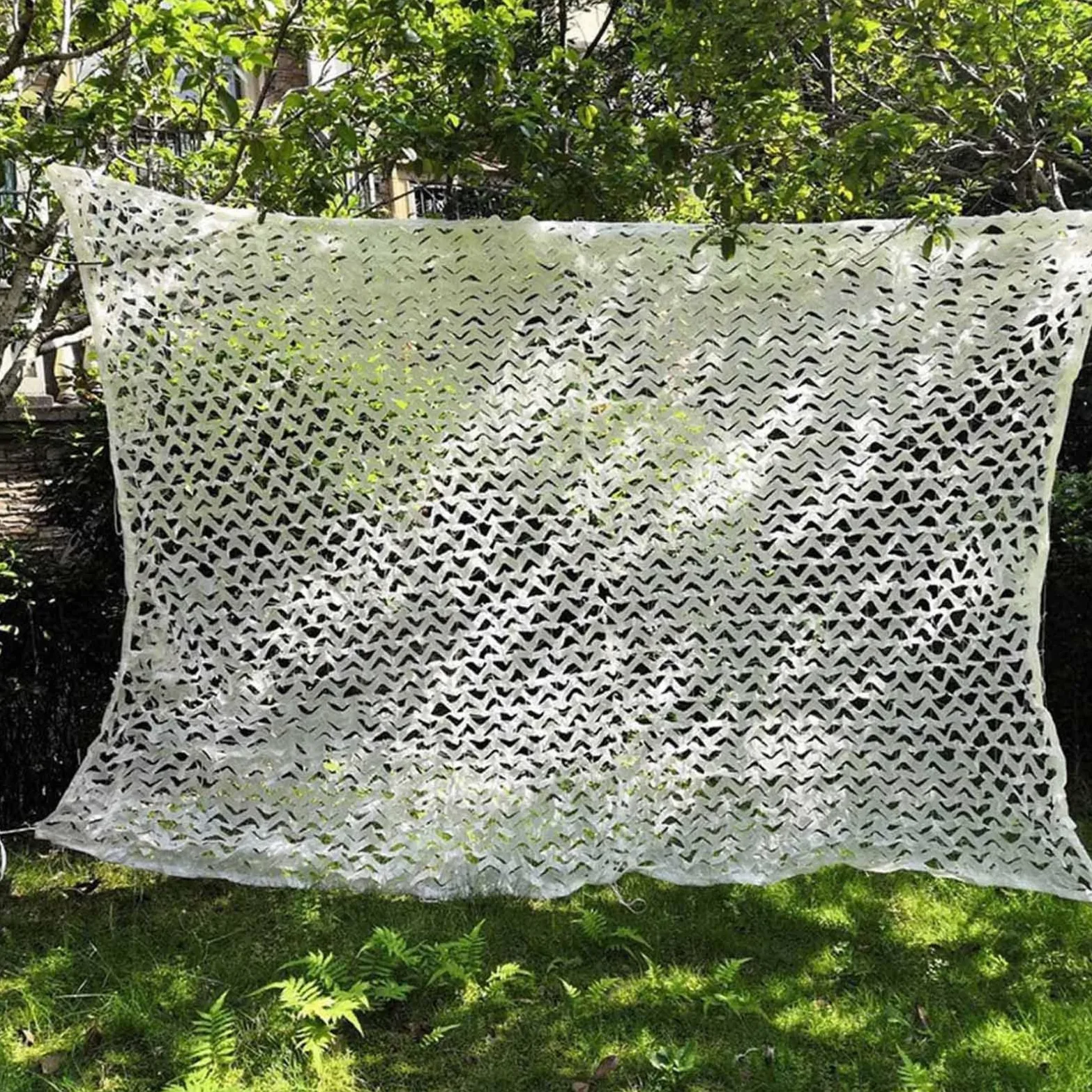 Red De Camuflaje, Tela Oxford Ligera, Red De Camuflaje para Sombrilla Al Aire Libre, Observación De Aves En La Jungla,5X10m
