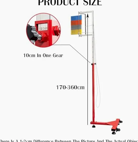 Probador de salto vertical ajustable para entrenamiento y medición, herramienta de altura de salto para atletas y adolescentes